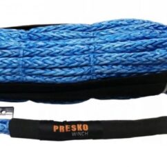 Lina syntetyczna z hakiem 10mm x 28m niebieska