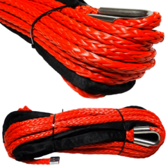 Lina syntetyczna do wyciągarki 13mm 24m SYNTETYK