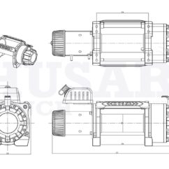 Wyciągarka BST S 22000 LBS 24V HUSAR