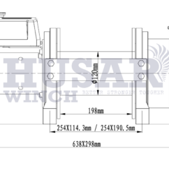 Wyciągarka BST S 26000 LBS 24V HUSAR