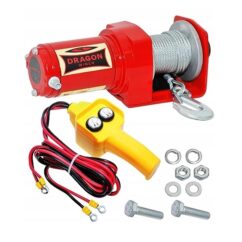Wyciągarka elektryczna Atv 2000LBS DRAGON + pilot do pługa