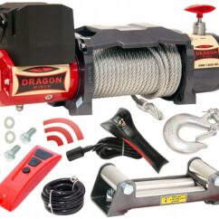 Wyciągarka DWM 13000 HD 6T 12V DRAGON WINCH NOWY MODEL WODOODPORNA