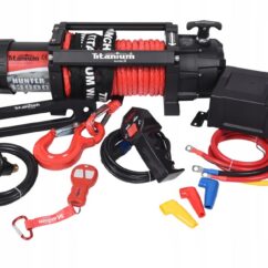 WYCIĄGARKA WCIĄGARKA 13000LBS HUNTER 12V 6 TON SYNTETYK