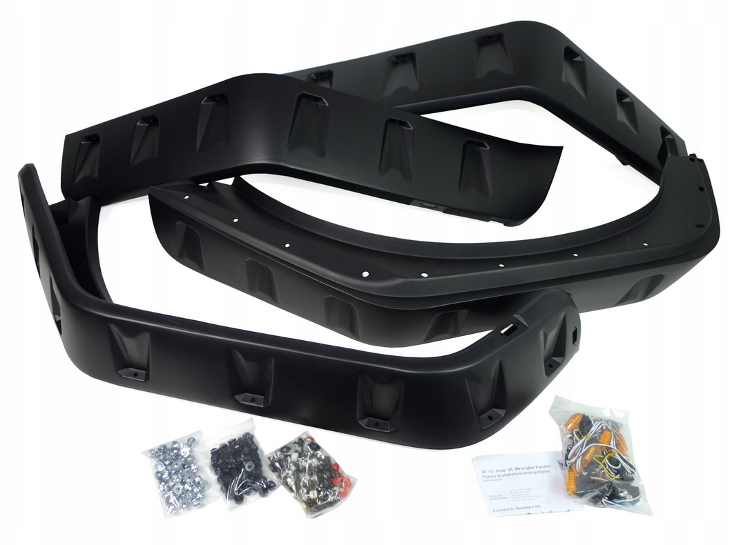 Nadkola JEEP WRANGLER JK (2007-17) POSZERZENIA NADKOLI PRZÓD 18,5cm / TYŁ 14,5cm - obrazek 4