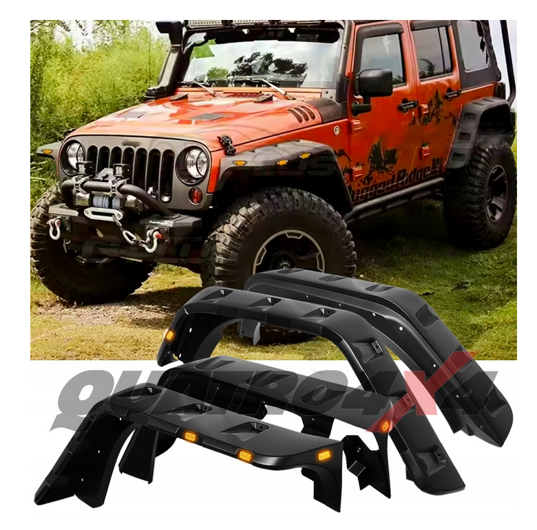 Nadkola JEEP WRANGLER JK (2007-17) POSZERZENIA NADKOLI PRZÓD 18,5cm / TYŁ 14,5cm - obrazek 7