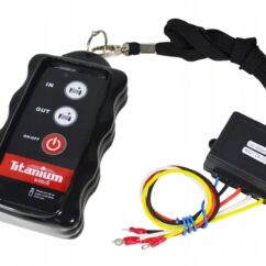 Pilot do wyciągarki bezprzewodowy 12V-24V TITANIUM