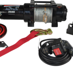 Wyciągarka elektryczna Atv 3500LBS TITANIUM ARCTICA