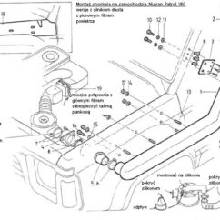 Snorkel Nissan Patrol Y60 2,8 TD 01/88-10/97