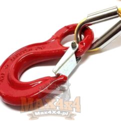 Lina syntetyczna do wyciągarki 10mm x 28m + hak