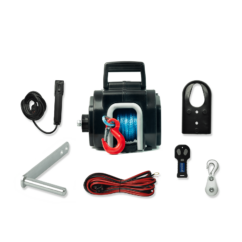 Wyciągarka przenośna lina syntetyczna 6000lbs 2,7T na hak