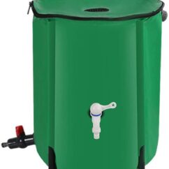 Zbiornik na deszczówkę rozkładany z zaworem 3/4'' 250L PCV 600x880mm