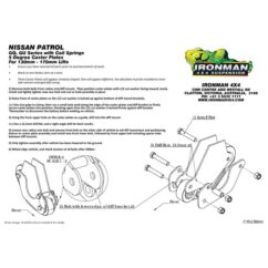 ZESTAW REGULACJI KĄTA WAHACZA CPLATE003