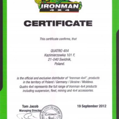 Zestaw zawieszenia +2'' Ironman 4x4 Nissan Navara D40 V6 diesel WZMOCNIONE