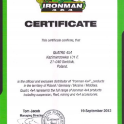 AMORTYZATORY +2'' Ironman 4x4 Ford Ranger T6 PXIII 2018+ WZMOCNIONE